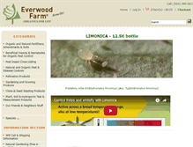 Tablet Screenshot of everwoodfarm.com